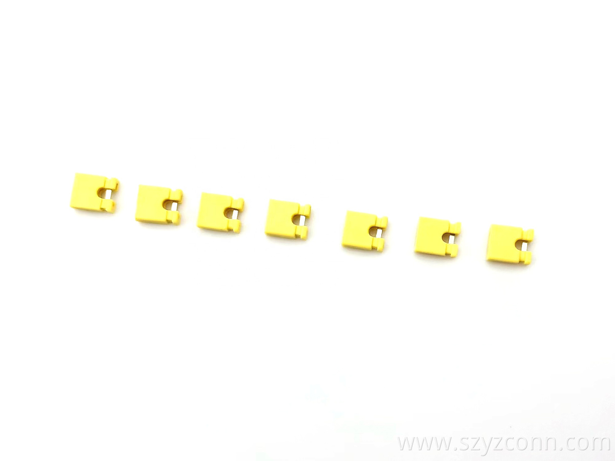 2.54mm Pitch Mini Jumper H:6.0 1x2P Yellow 2.54mm Pitch Mini Jumper H:6.0 1x2P Yellow